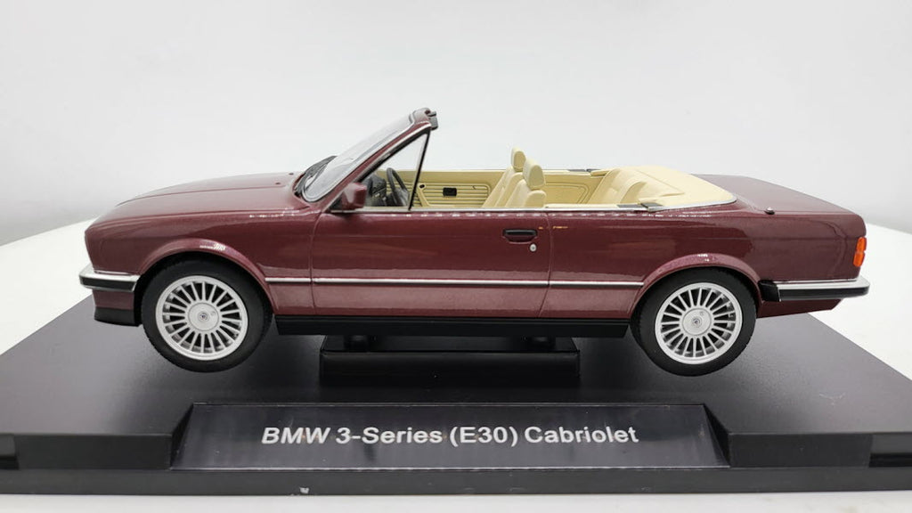 BMW 325i E30 Cabriolet 1985 bruin metallic – MCG 1:18