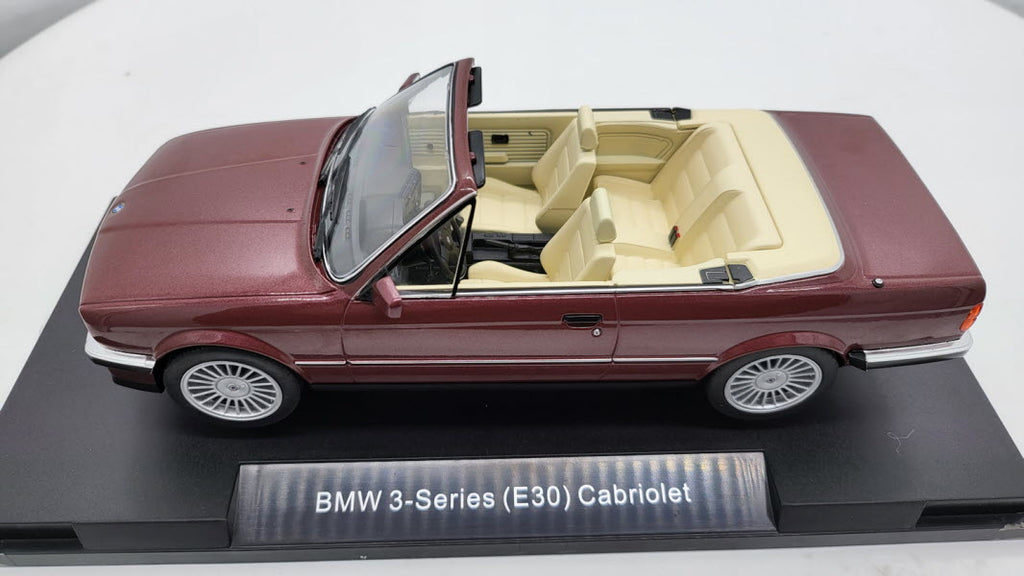 BMW 325i E30 Cabriolet 1985 bruin metallic – MCG 1:18
