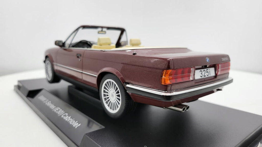BMW 325i E30 Cabriolet 1985 bruin metallic – MCG 1:18