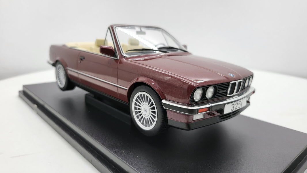 BMW 325i E30 Cabriolet 1985 bruin metallic – MCG 1:18
