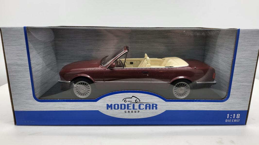 BMW 325i E30 Cabriolet 1985 bruin metallic – MCG 1:18