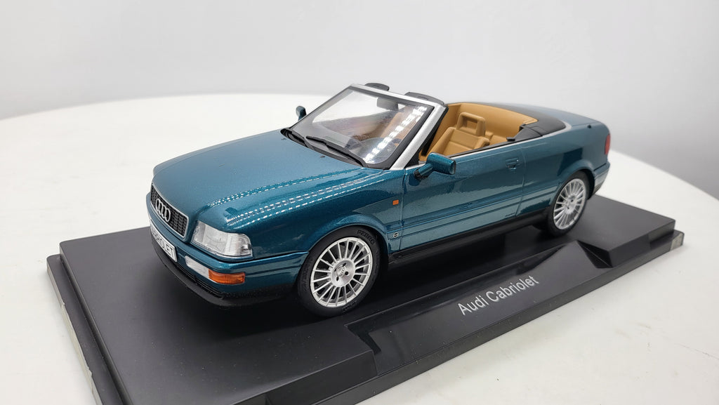 Audi Cabriolet Donker Groen 1991 MCG 1:18