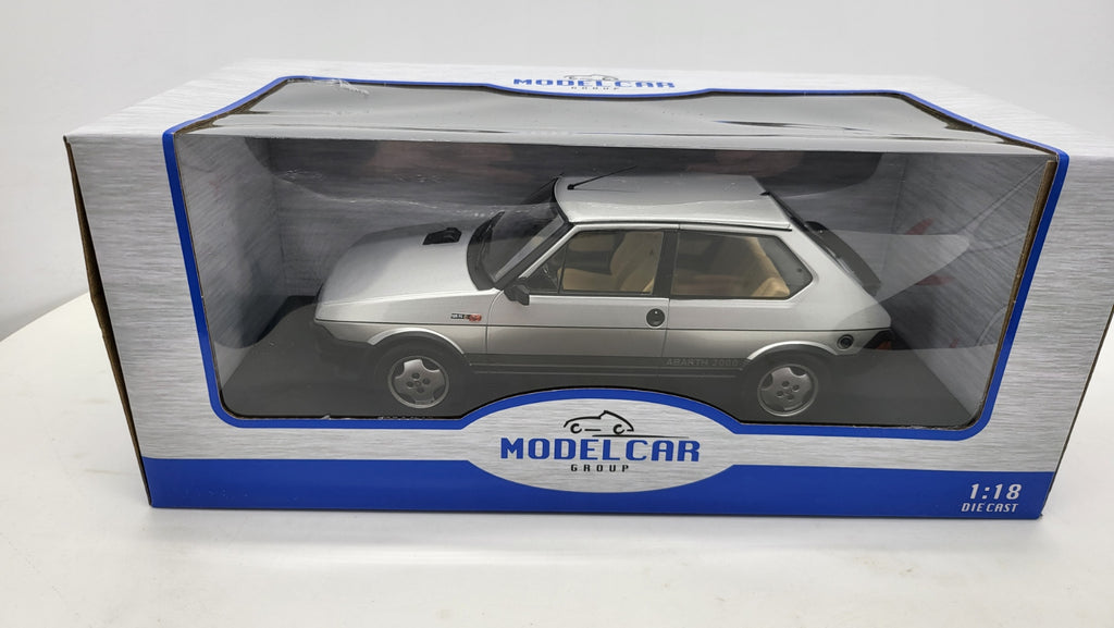 MCG: Fiat Ritmo TC 125 Abarth Zilver - Schaal 1:18