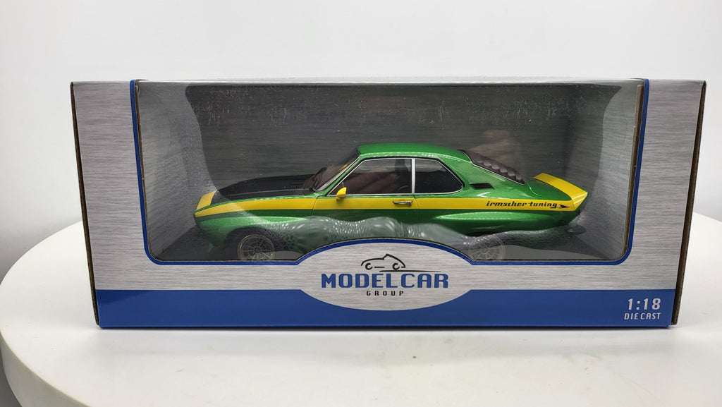 MCG: Opel Manta A Irmscher Groen/Geel (1974) - Schaal 1:18