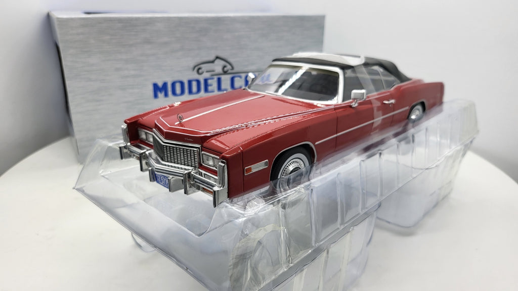 MCG: Cadillac Eldorado Convertible Rood Metallic (1976) - Schaal 1:18