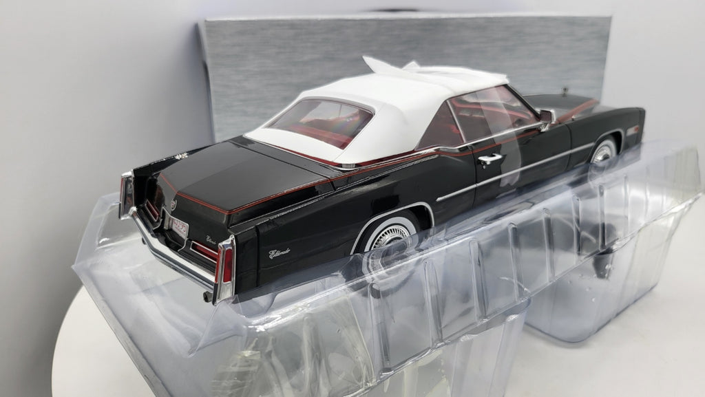 MCG - Cadillac Eldorado Convertible - Zwart - 1976 - 1:18