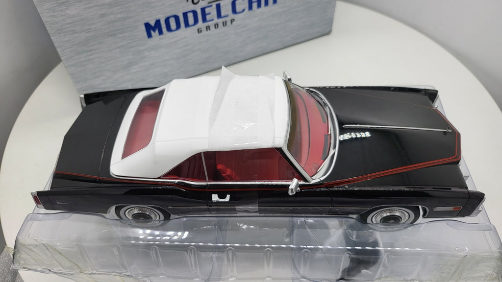 MCG - Cadillac Eldorado Convertible - Zwart - 1976 - 1:18