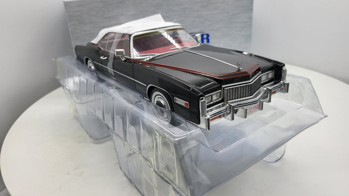 MCG - Cadillac Eldorado Convertible - Zwart - 1976 - 1:18