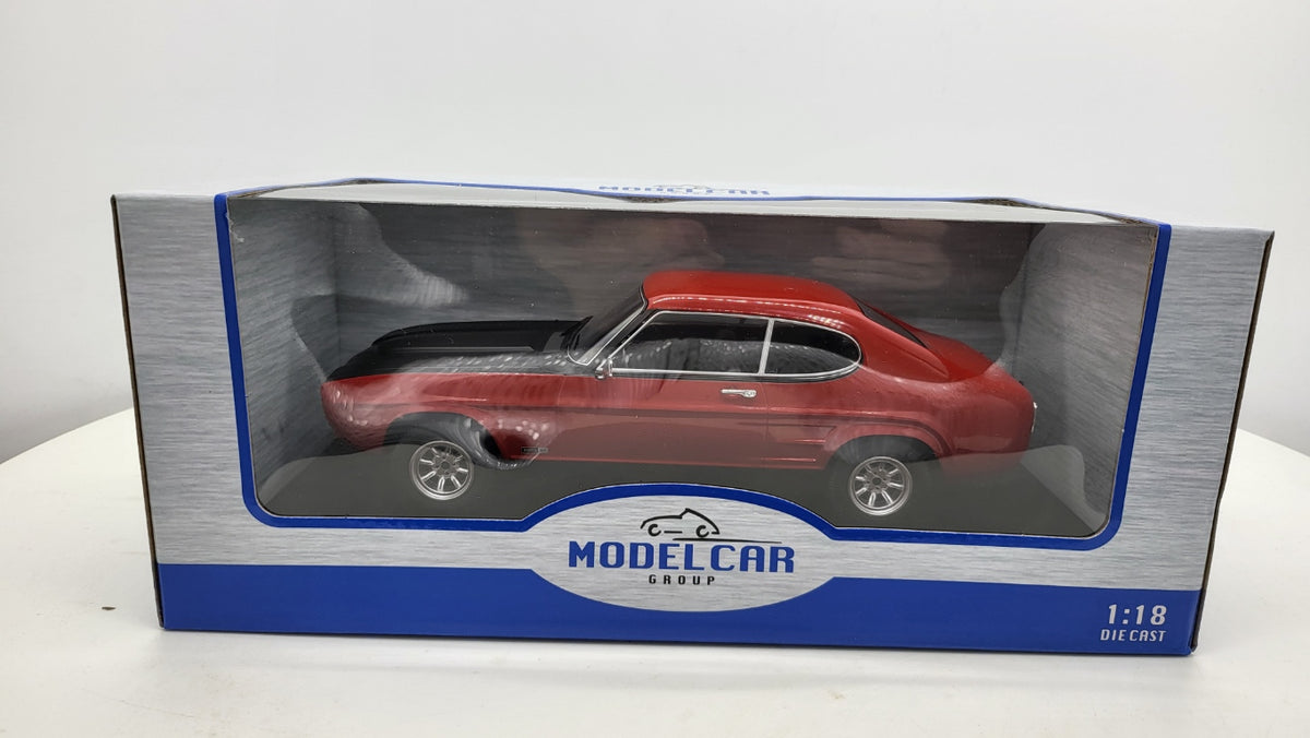 MCG Ford Capri MK I RS 2600 Rood 1970 - Schaal 1:18