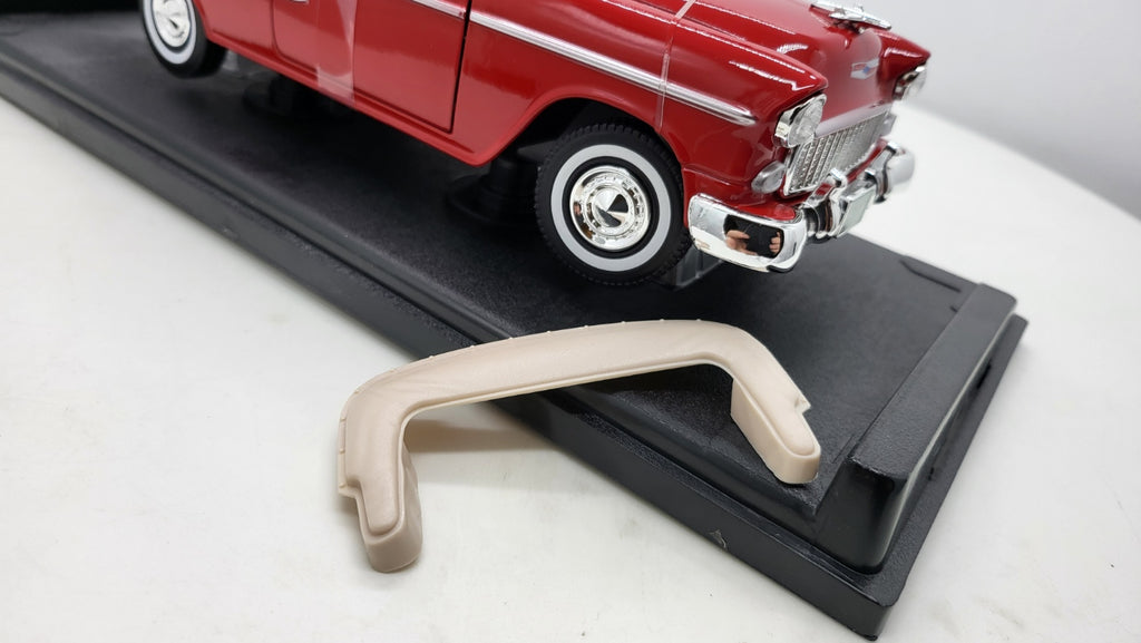 MotorMax: Chevrolet Bel Air Convertible Rood (1955) - Schaal 1:18