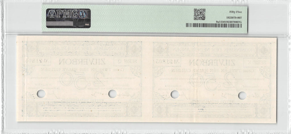 P-009p.2 Nederland 2,50 Gulden 1916 Au Proof PMG 55