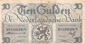 P-074 Nederland 10 Gulden 1945 Fine