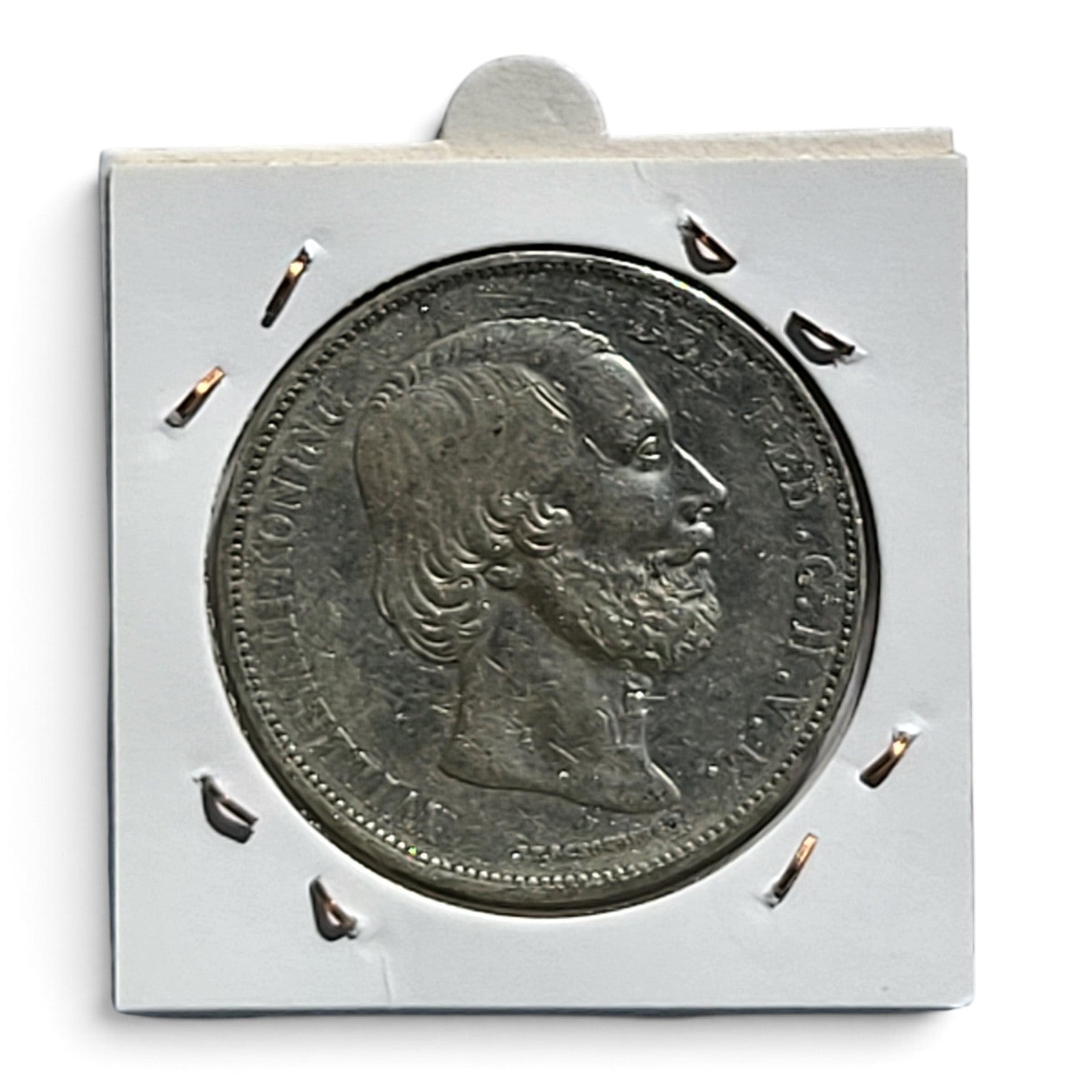 1872 - Nederland 2½ Gulden - Willem III - Zilver - VF