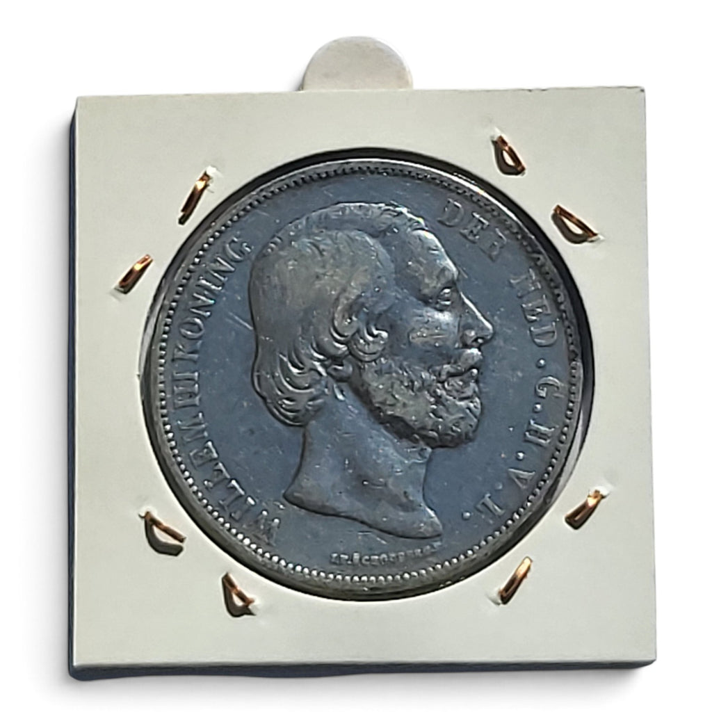 1872 - Nederland 2½ Gulden - Willem III - Zilver - VF