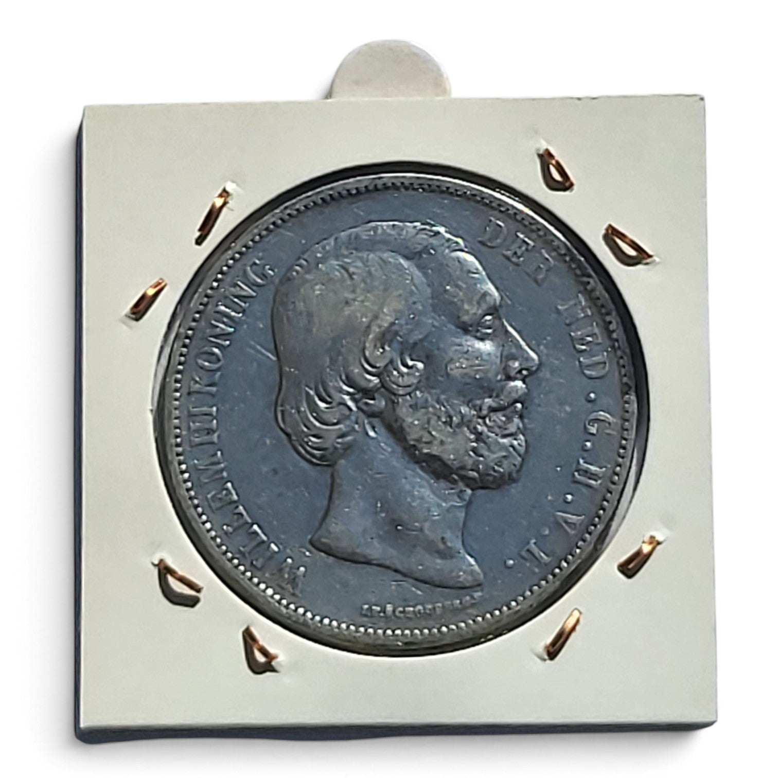 1872 - Nederland 2½ Gulden - Willem III - Zilver - VF