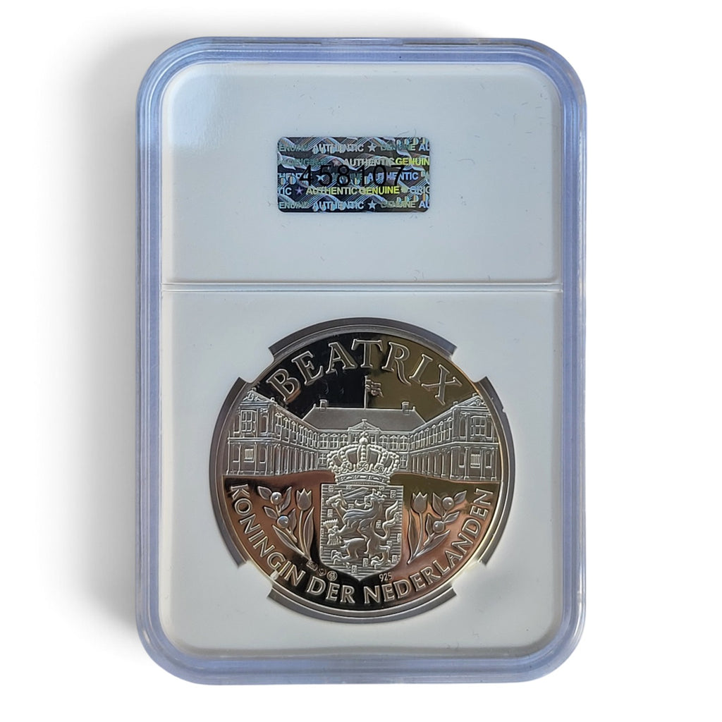 2001 - Nederland Zilveren Penning - 35 Jaar Huwelijk - Proof