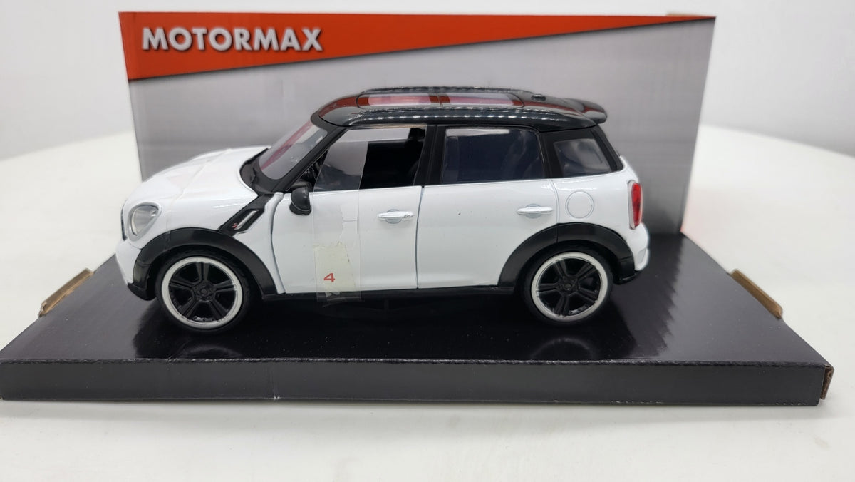 Mini Cooper S Countryman Wit/Zwart - MotorMax 1:24