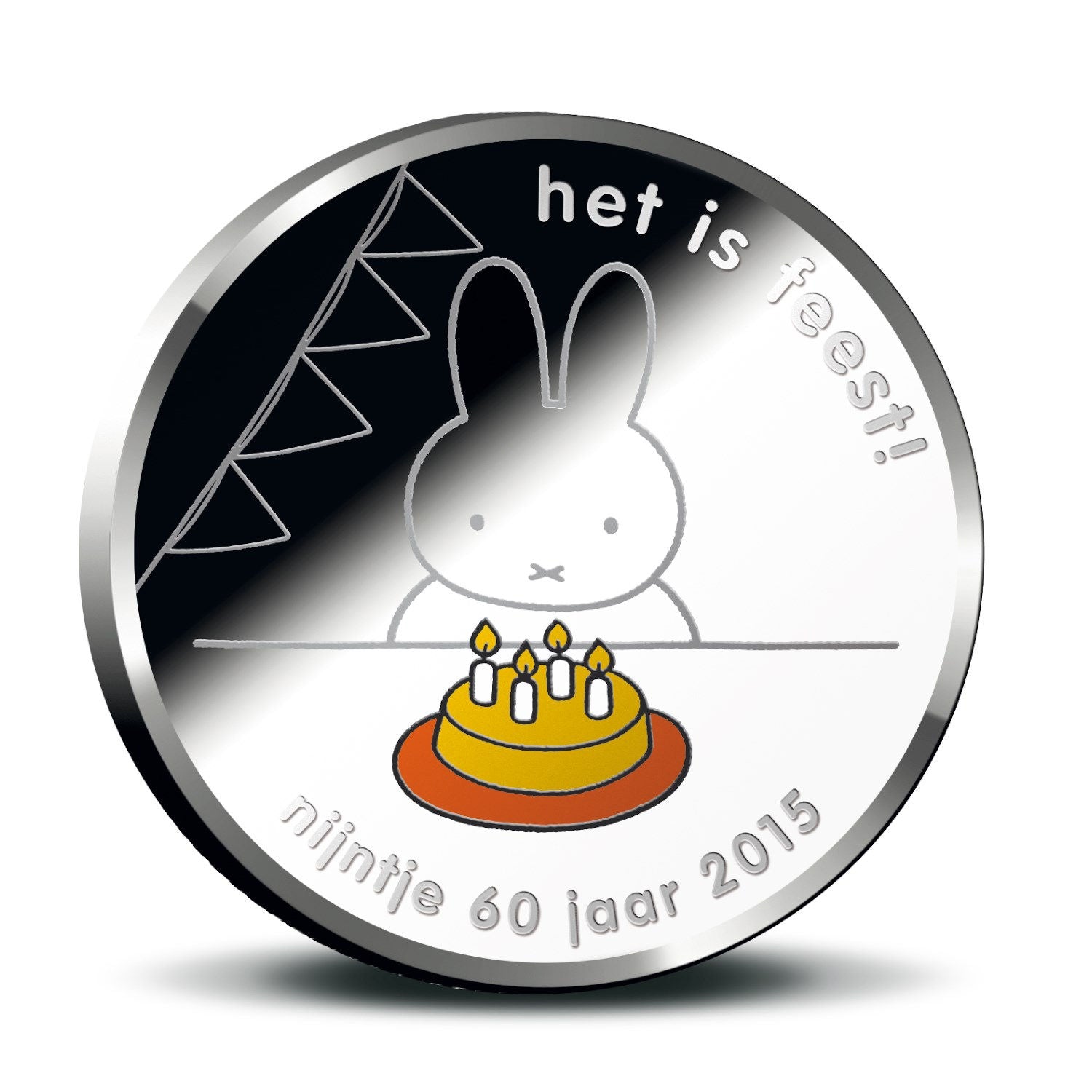 2015 - Nederland Penning Card - 60 Jaar Nijntje - BU