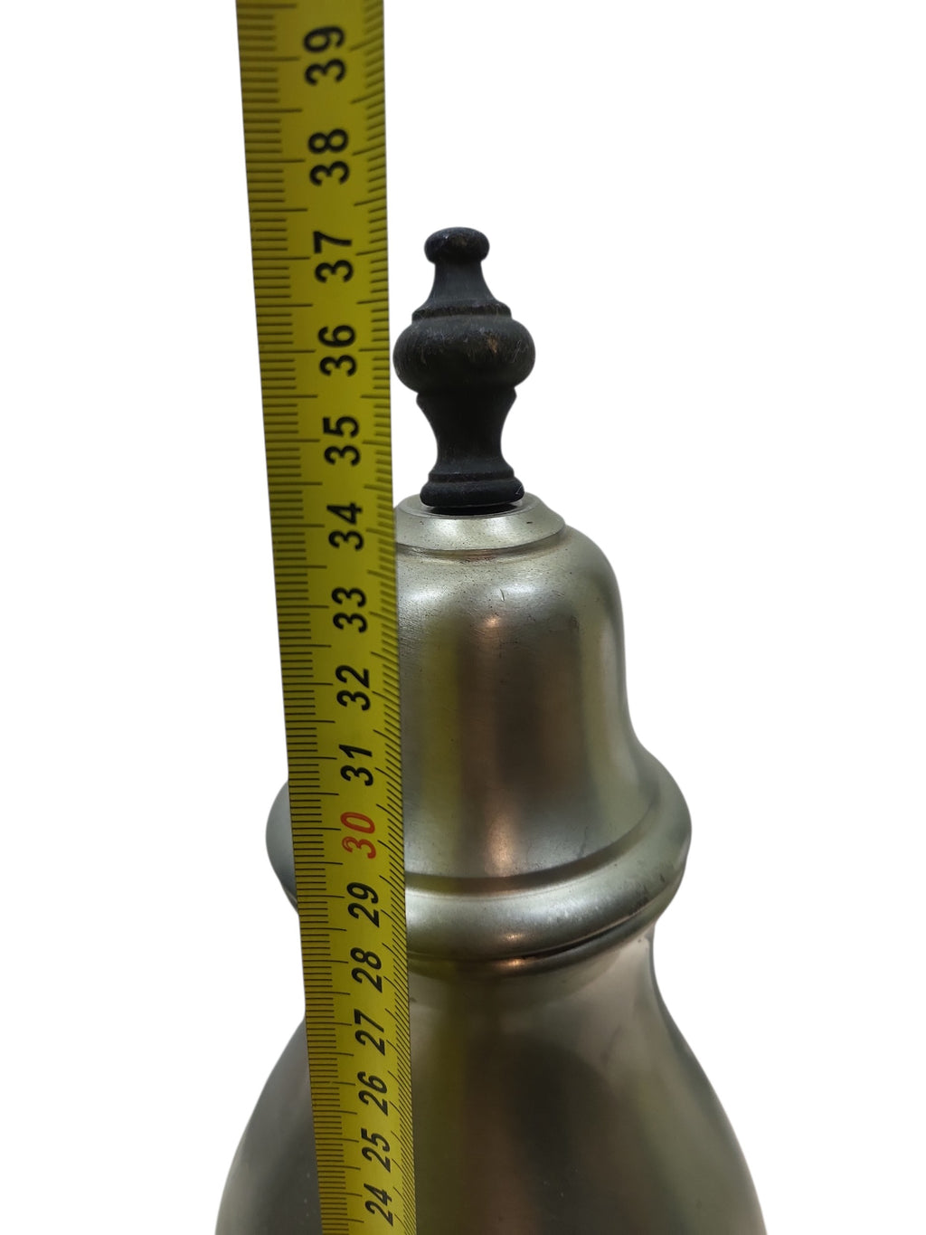Tinnen kraantjeskan 38 cm hoog