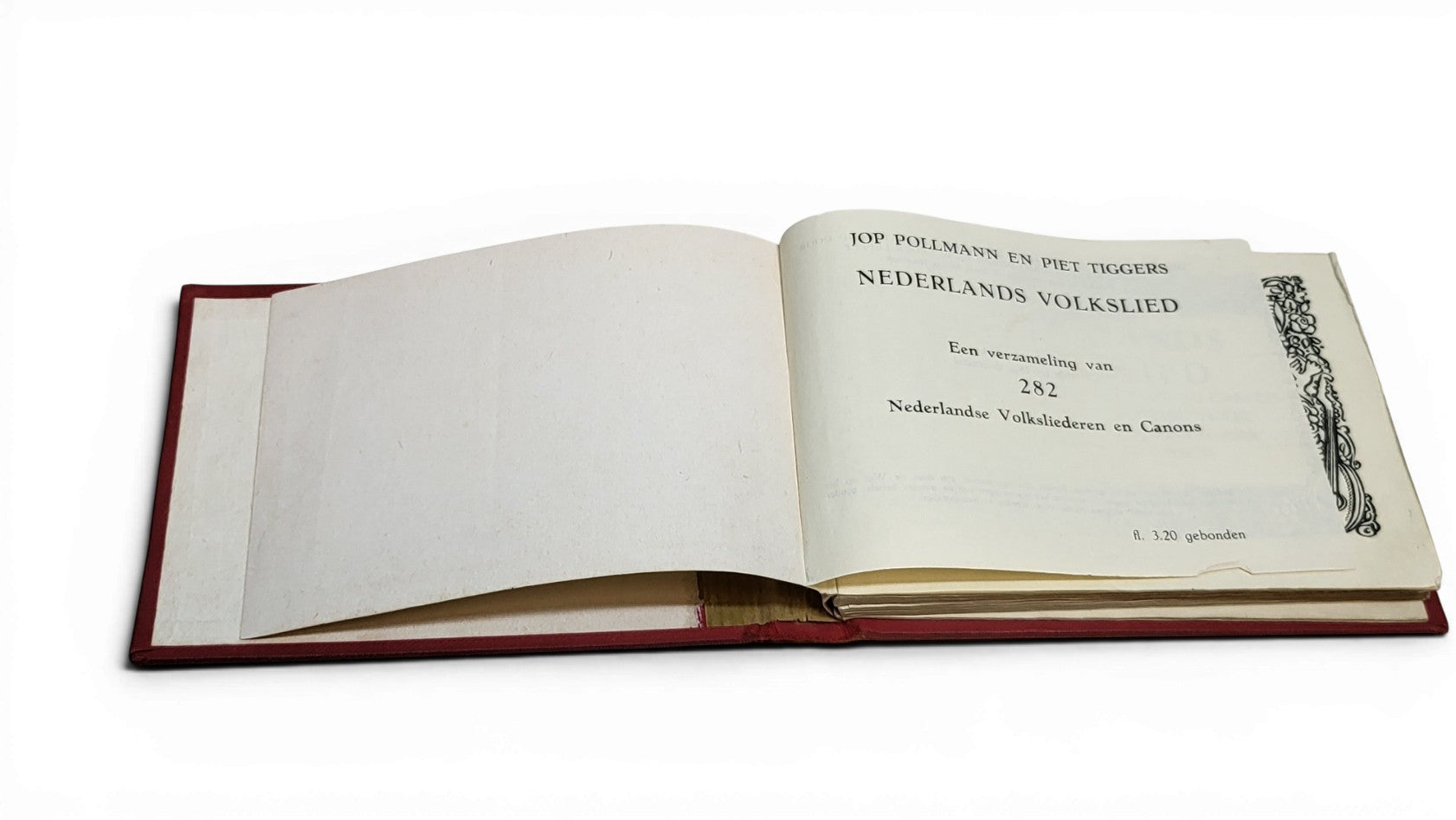 Nederlands Volkslied Boekje uit 1954