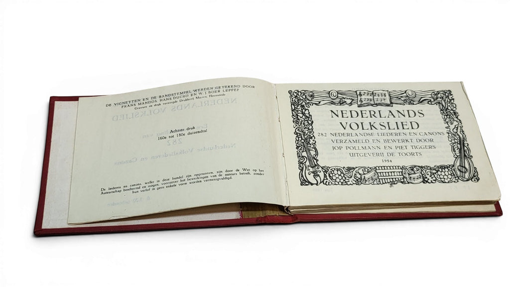 Nederlands Volkslied Boekje uit 1954