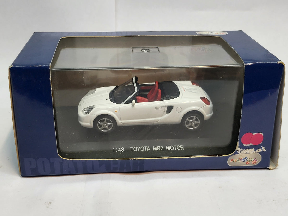 Potatocar Toyota MR2 Cabriolet, wit, 2002-2005 - Schaal 1:43