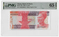 P-019b Ghana 5 Cedis 1980 Unc PMG 65 EPQ