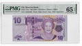 P-111a Fiji Islands 10 Dollars 2007 Unc PMG 65 EPQ