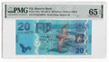 P-117a Fiji Islands 20 Dollars 2012 Unc PMG 65 EPQ