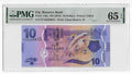 P-116a Fiji Islands 10 Dollars 2013 Unc PMG 65 EPQ