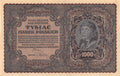 P-029b Polen 1000 Polish Marka 1919 Xf