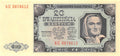 P-137a.5 Polen 20 Zlotych 1948 Unc