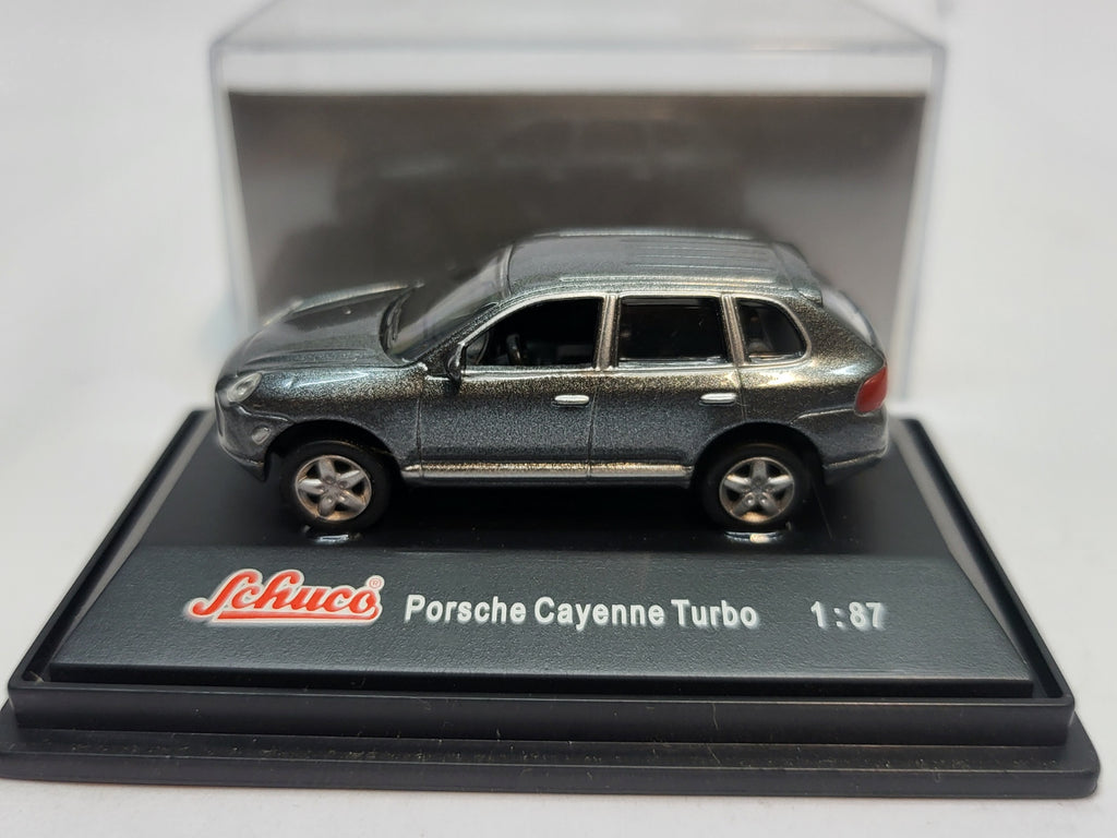 Porsche Cayenne Turbo Grijs - Schuco 1:87