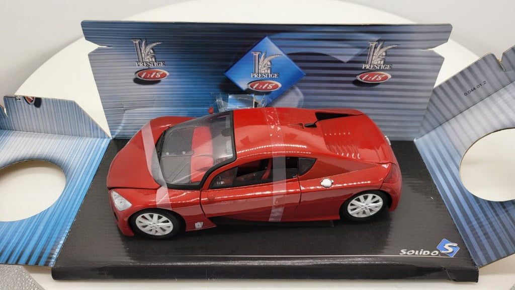 Solido: Peugeot RC Carreau Concept Car Rood - Schaal 1:18