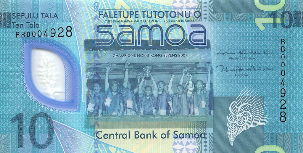 P-48 Samoa 10 Tala 2024 Unc Polymer