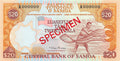 P-28a Samoa 20 Tala 1985 Unc Specimen