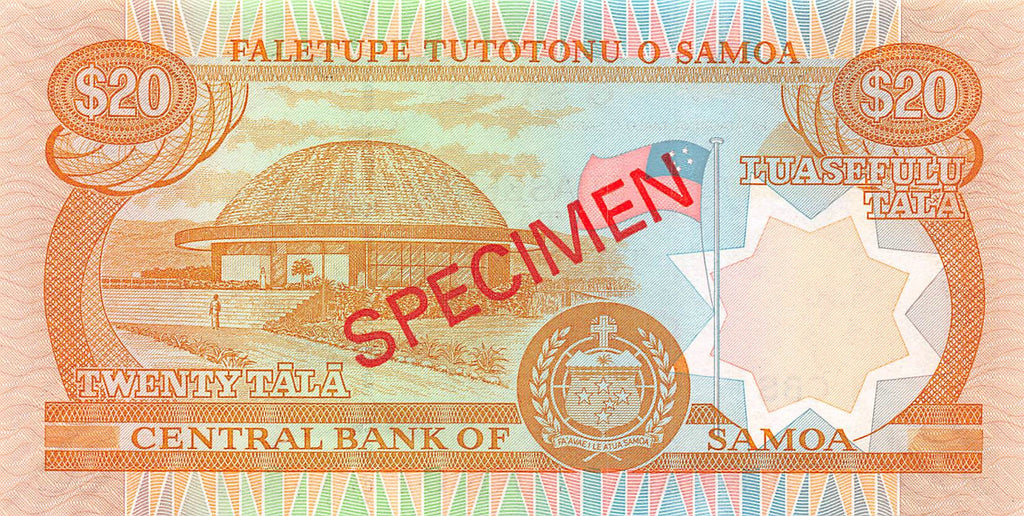 P-35bs Samoa 20 Tala 2005 Unc Specimen