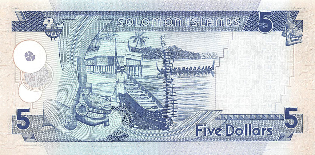 P-026a.1 Solomon Islands 5 Dollars 2004 Unc
