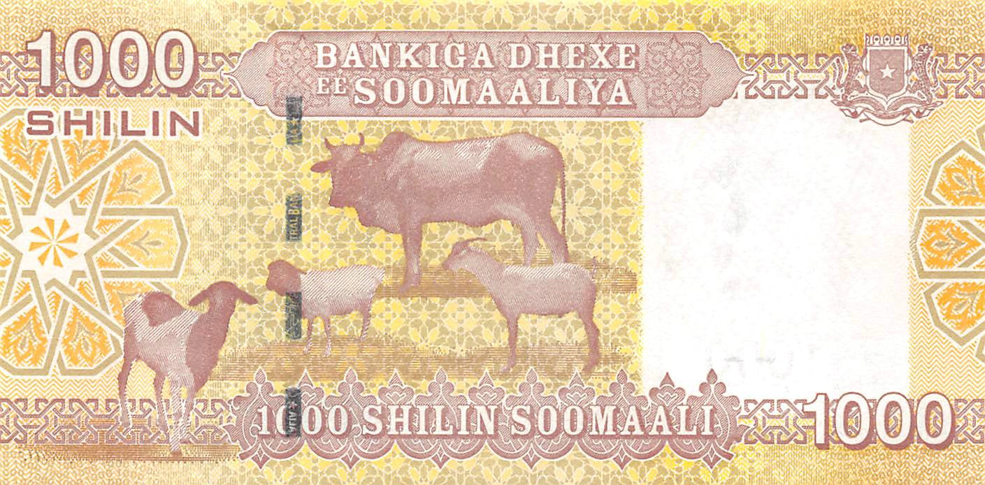 P-38a-43a - Somalia set 1000-50.000 Shilling-2010 Unc