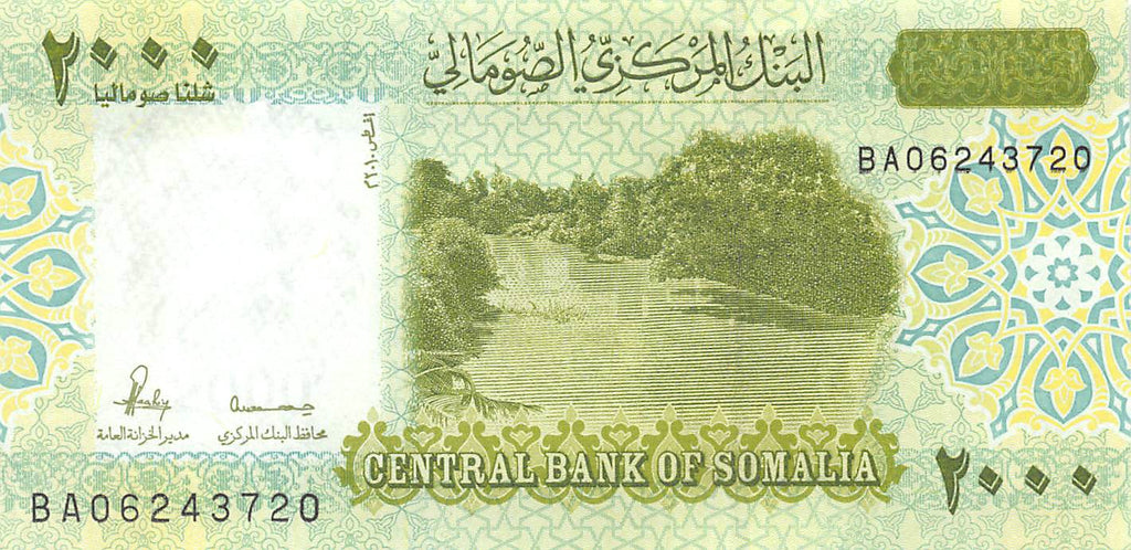 P-38a-43a - Somalia set 1000-50.000 Shilling-2010 Unc