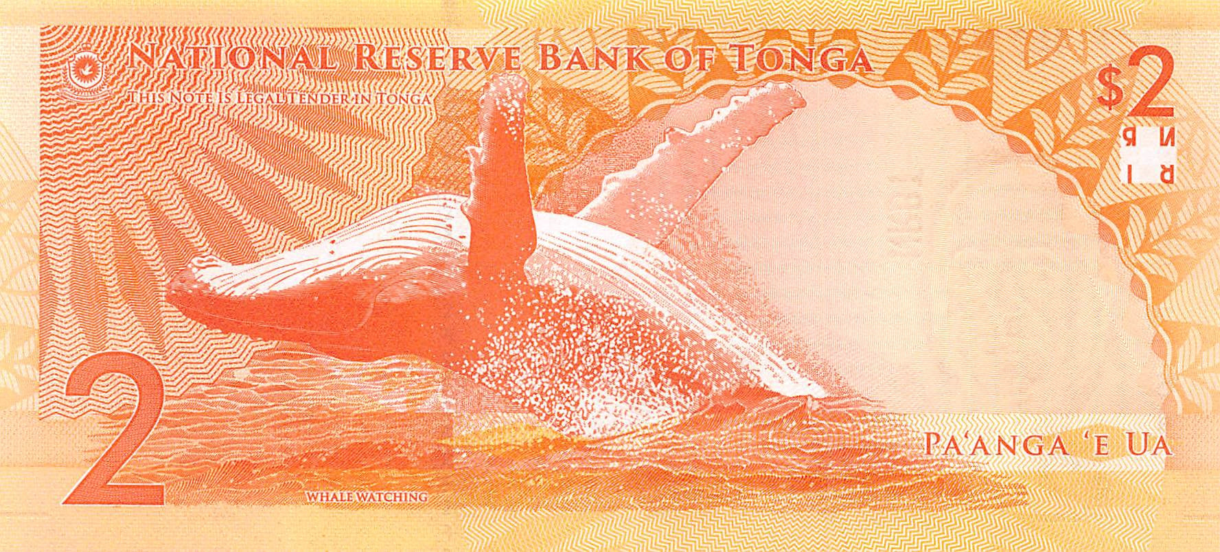 P-050a Tonga 2 Pa'anga 2023 Unc