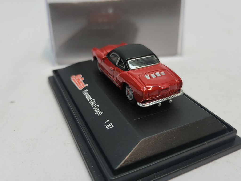 Volkswagen Karmann Ghia Coupé Rood/Zwart - Schuco 1:87