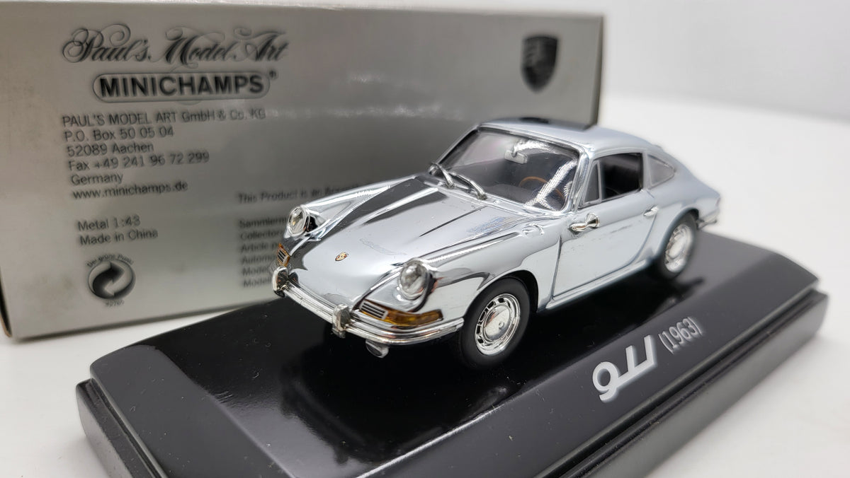 Minichamps Porsche 911 - 1963 - Chrome - 1:43
