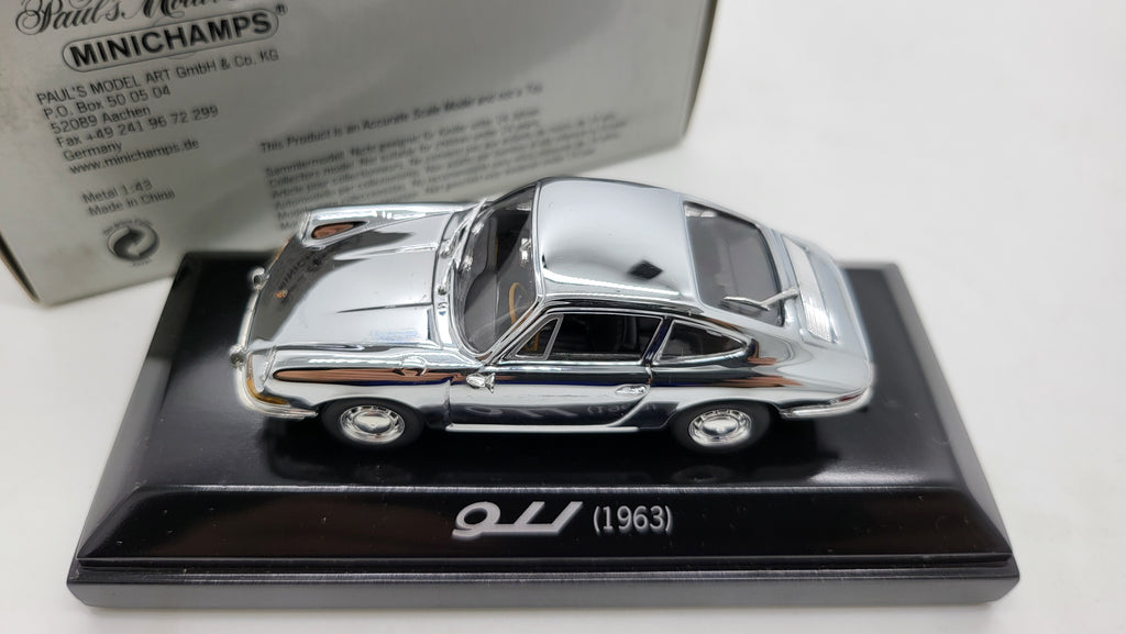 Minichamps Porsche 911 - 1963 - Chrome - 1:43