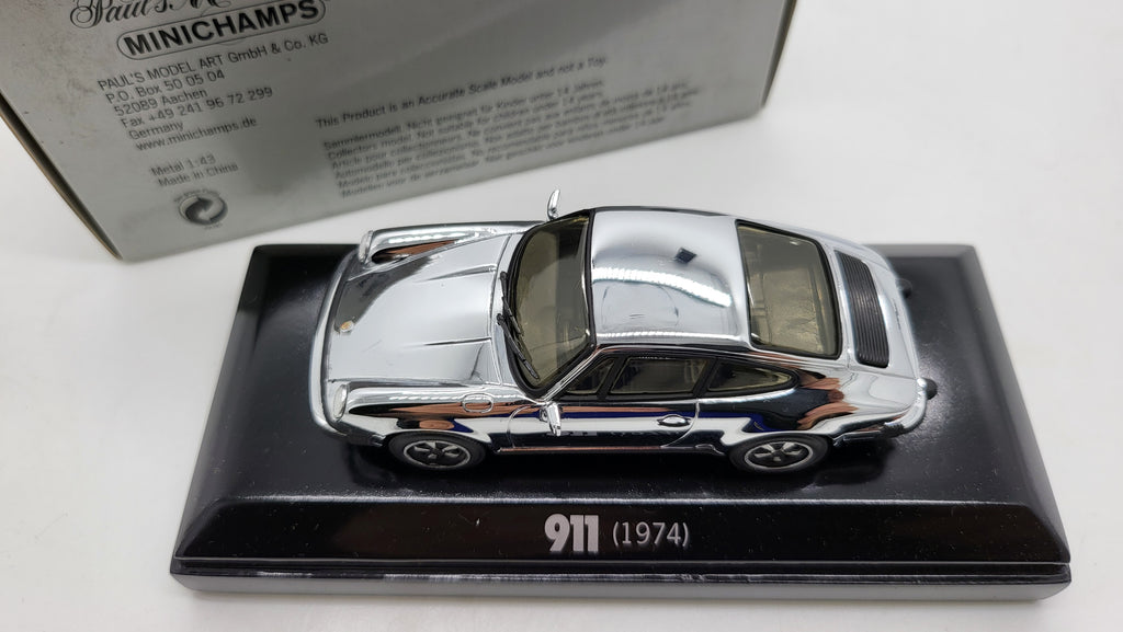 Minichamps Porsche 911 - 1974 - Chrome - 1:43 - Limited Edition