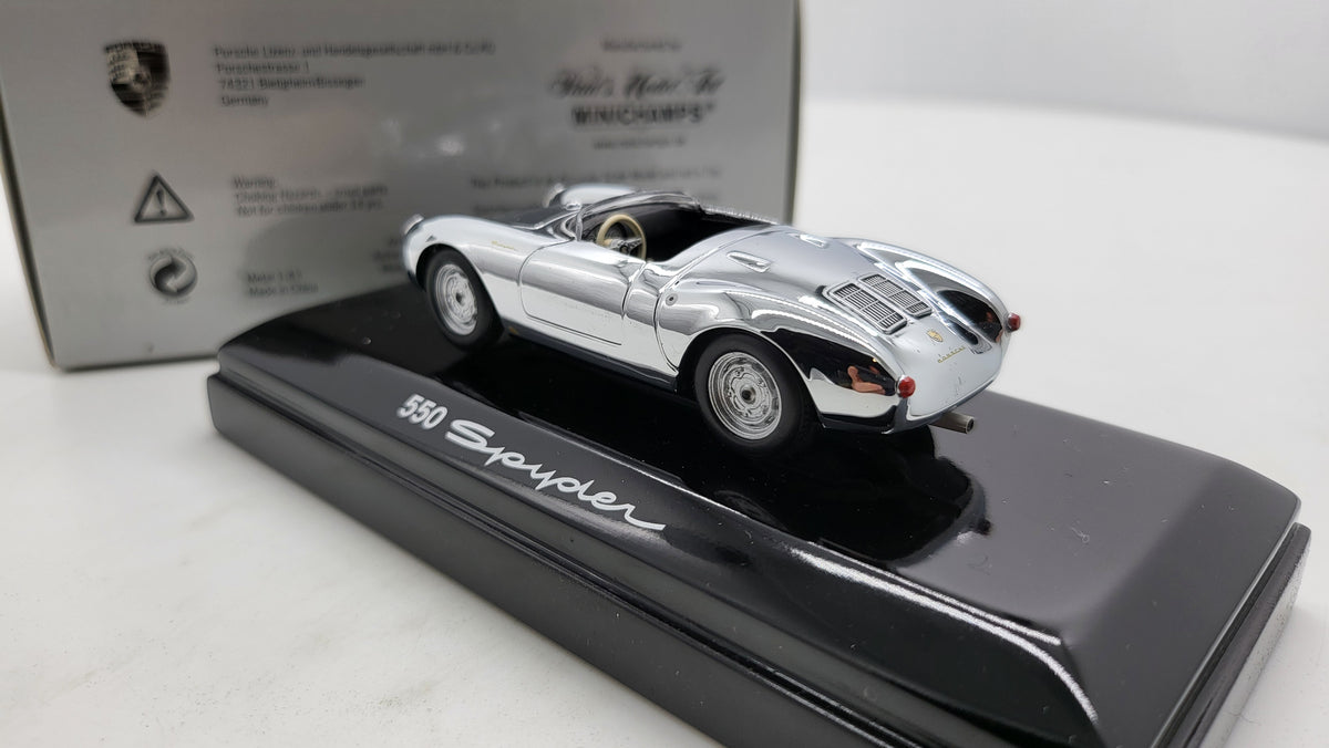 Minichamps Porsche 550 Spyder - Chrome - 1:43 - Limited Edition