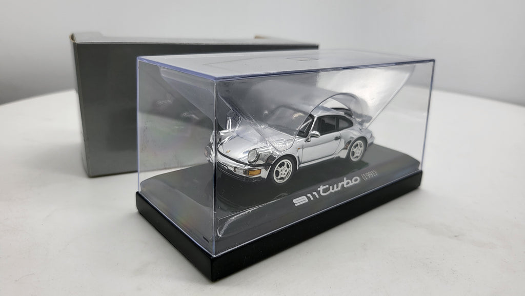 Minichamps Porsche 911 Turbo 1991 Chroom Limited Edition - 1:43