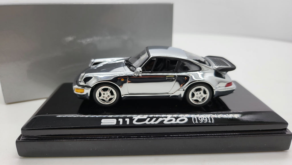 Minichamps Porsche 911 Turbo 1991 Chroom Limited Edition - 1:43