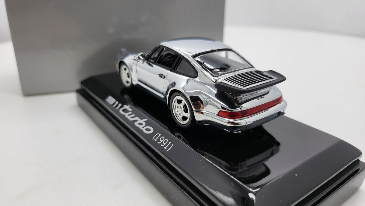 Minichamps Porsche 911 Turbo 1991 Chroom Limited Edition - 1:43