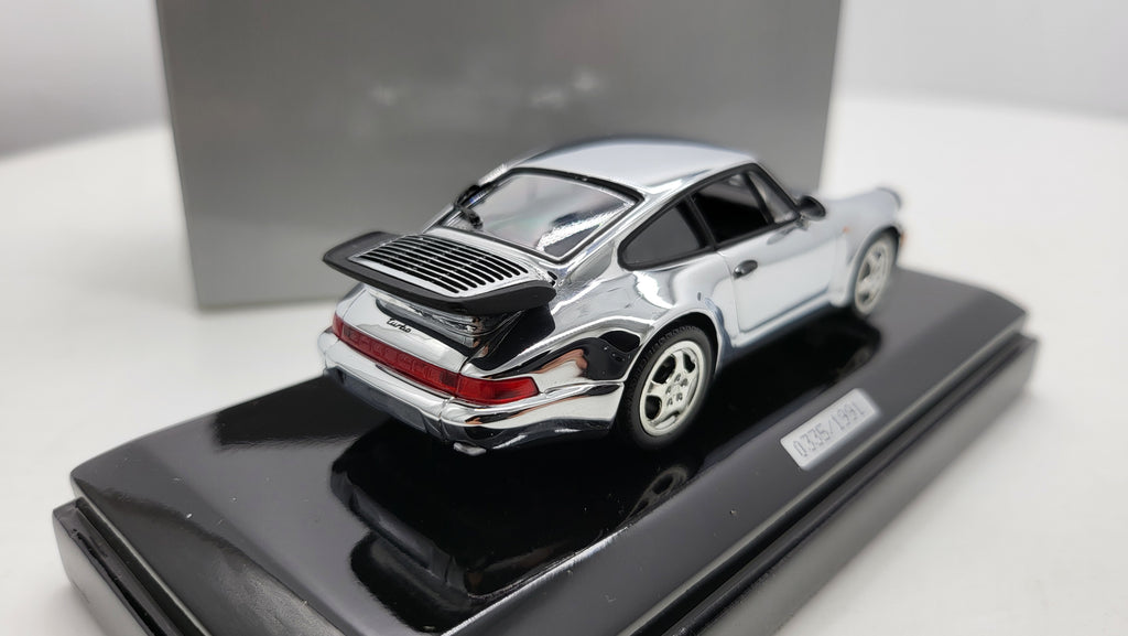 Minichamps Porsche 911 Turbo 1991 Chroom Limited Edition - 1:43